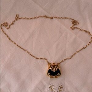 Chic Black and Gold Necklace